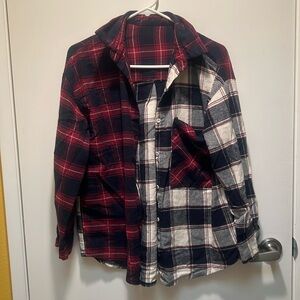 Cider plaid top